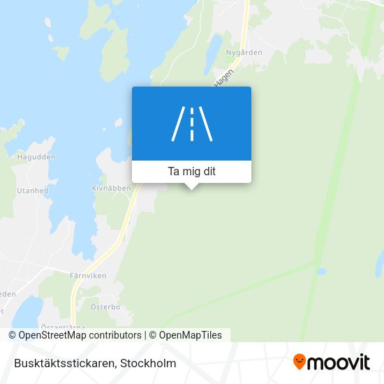 Busktäktsstickaren karta