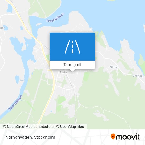 Nornanvägen karta