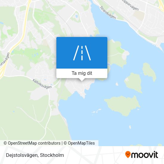 Dejstolsvägen karta