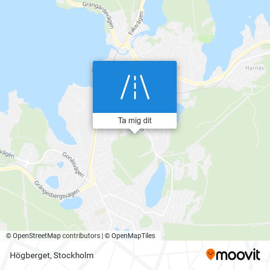 Högberget karta