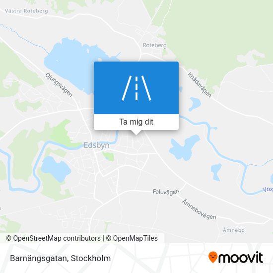 Barnängsgatan karta