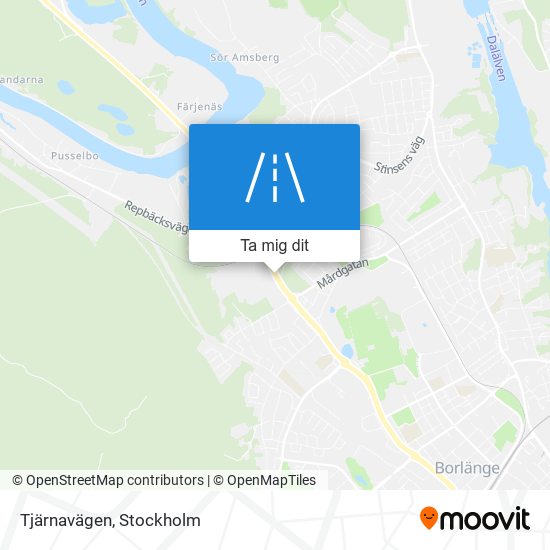 Tjärnavägen karta