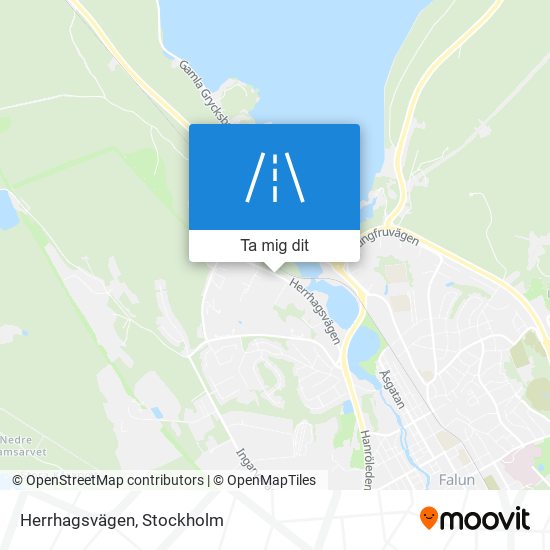 Herrhagsvägen karta