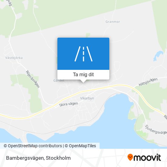 Bambergsvägen karta