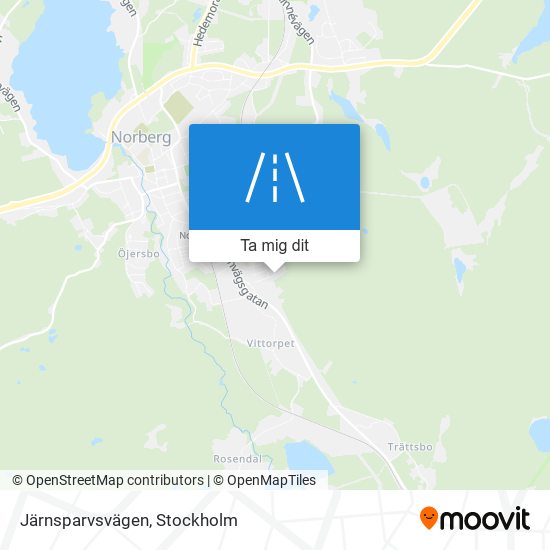 Järnsparvsvägen karta