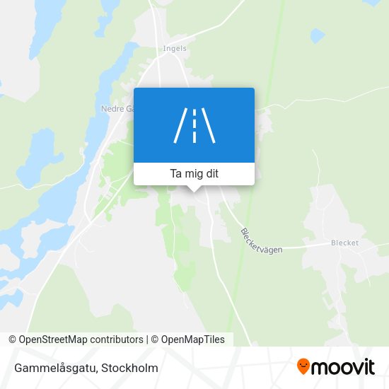 Gammelåsgatu karta
