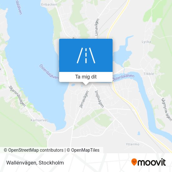 Wallénvägen karta