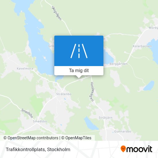Trafikkontrollplats karta