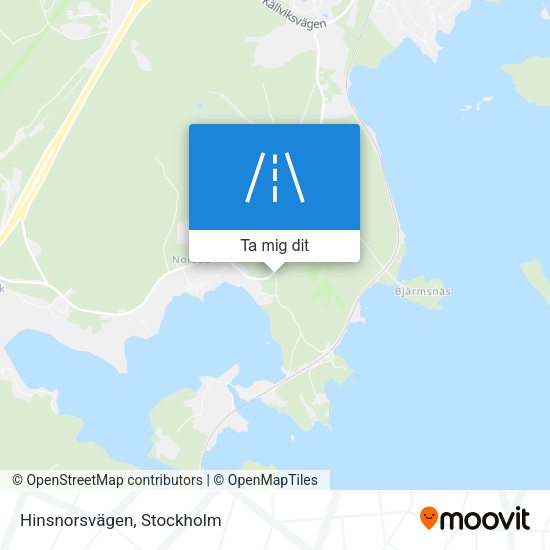Hinsnorsvägen karta