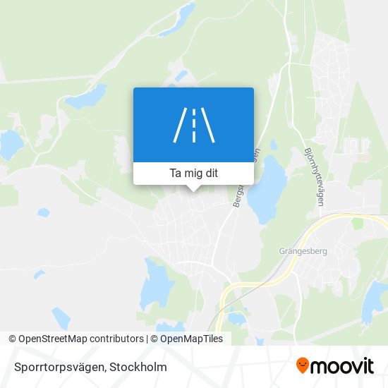 Sporrtorpsvägen karta