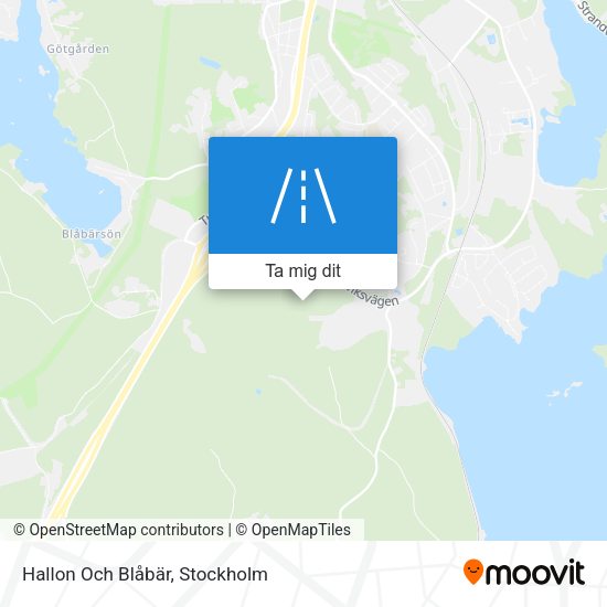 Hallon Och Blåbär karta