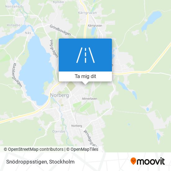 Snödroppsstigen karta