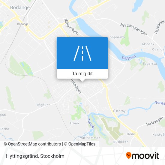 Hyttingsgränd karta