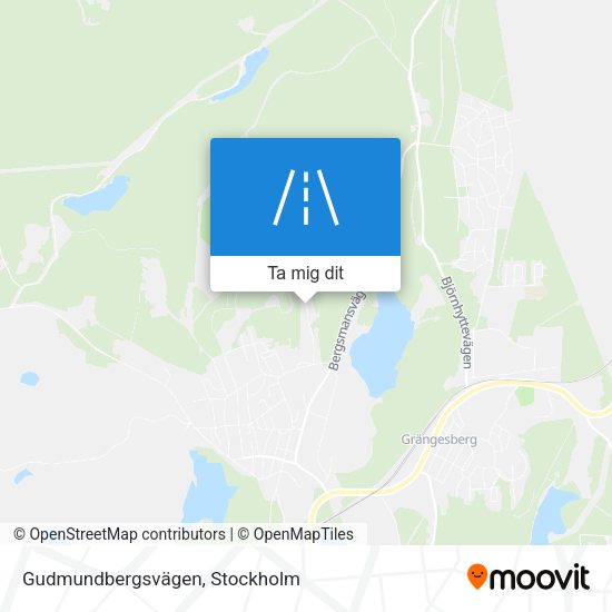 Gudmundbergsvägen karta