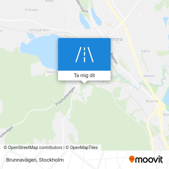 Brunnavägen karta