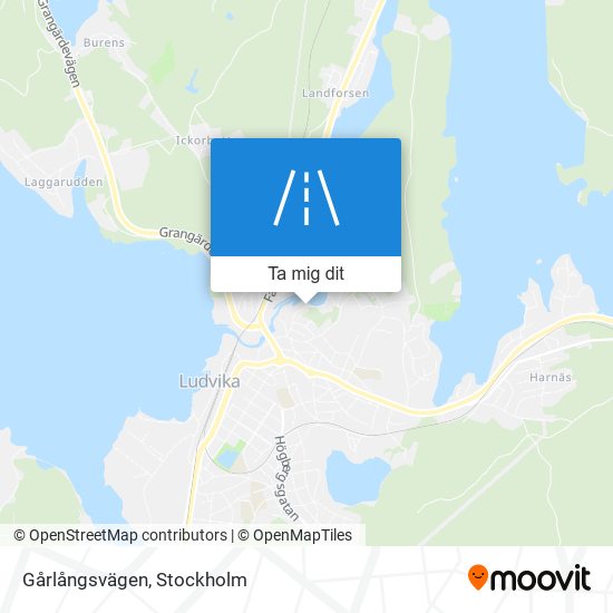 Gårlångsvägen karta