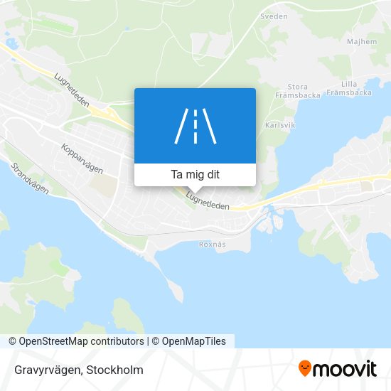 Gravyrvägen karta