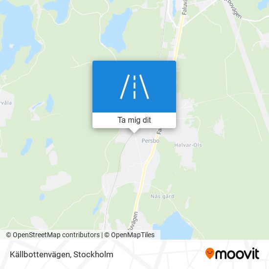 Källbottenvägen karta