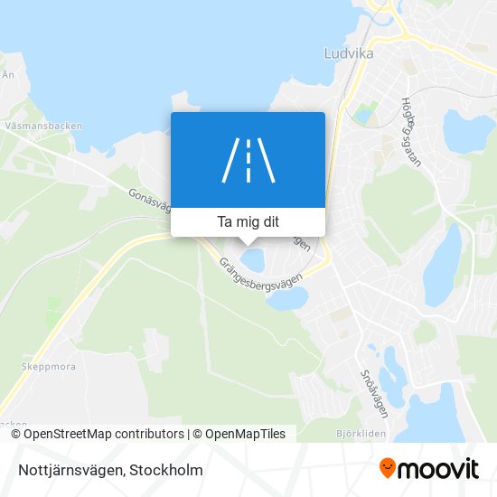 Nottjärnsvägen karta