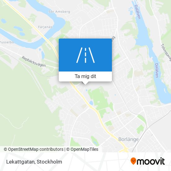 Lekattgatan karta