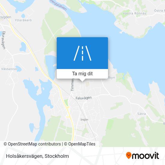 Holsåkersvägen karta
