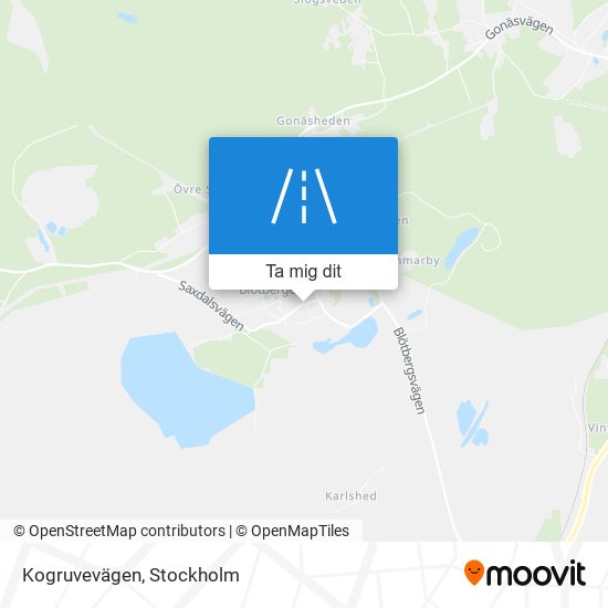 Kogruvevägen karta