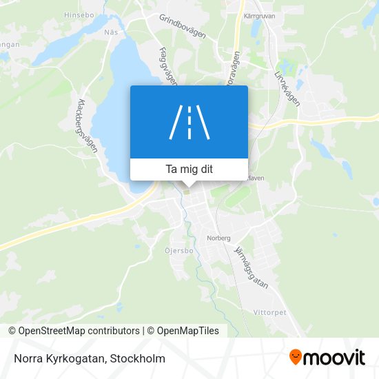 Norra Kyrkogatan karta