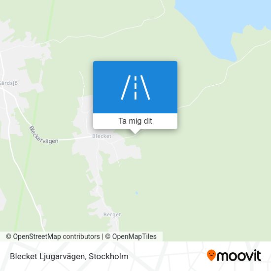 Blecket Ljugarvägen karta