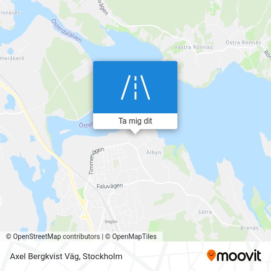 Axel Bergkvist Väg karta