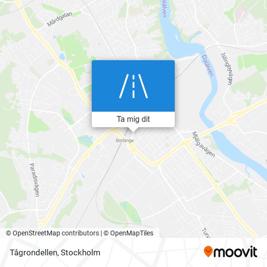 Tågrondellen karta