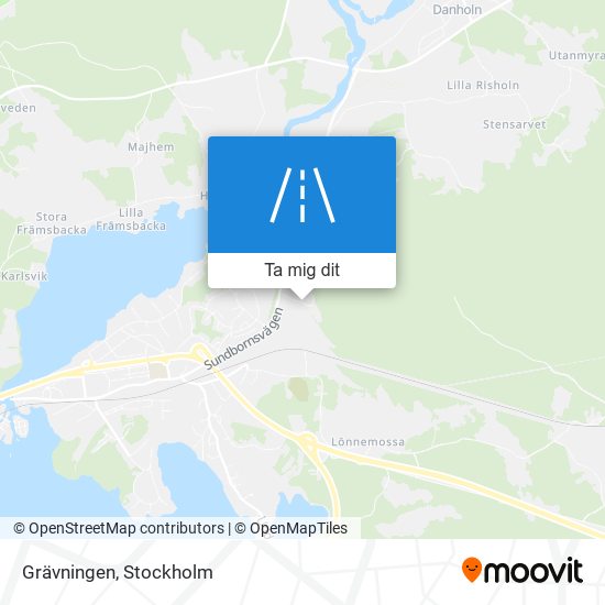 Grävningen karta