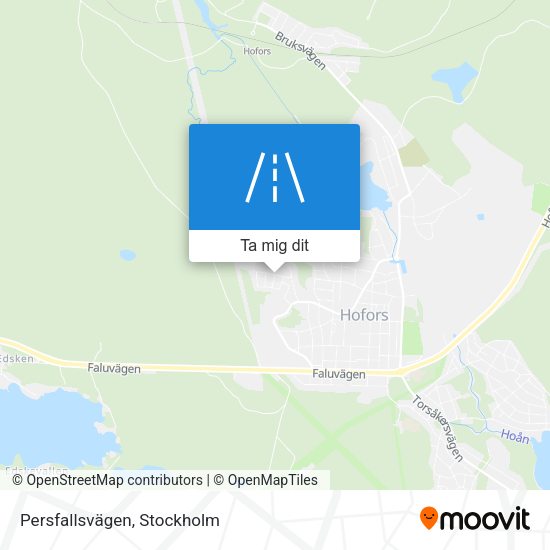 Persfallsvägen karta
