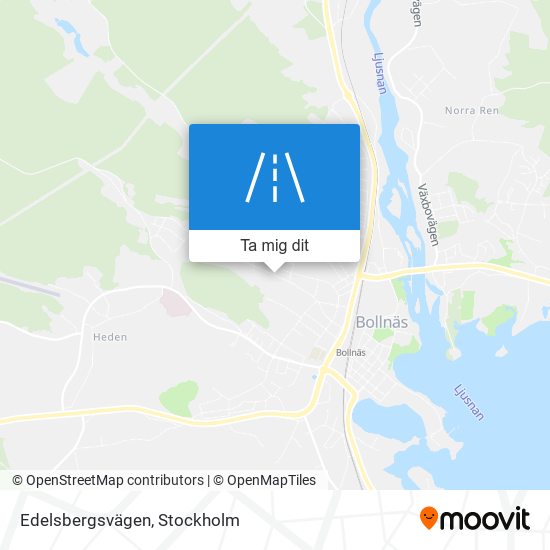 Edelsbergsvägen karta