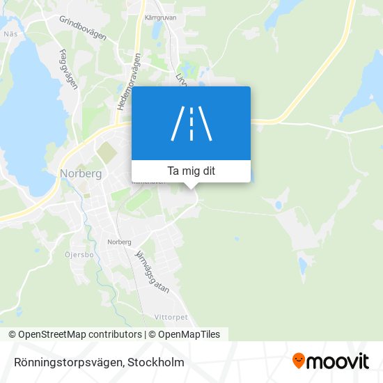 Rönningstorpsvägen karta