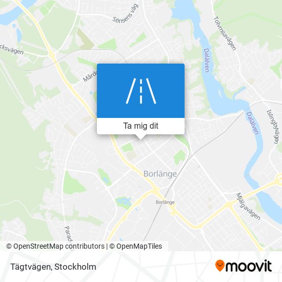 Tägtvägen karta