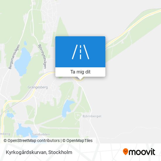 Kyrkogårdskurvan karta