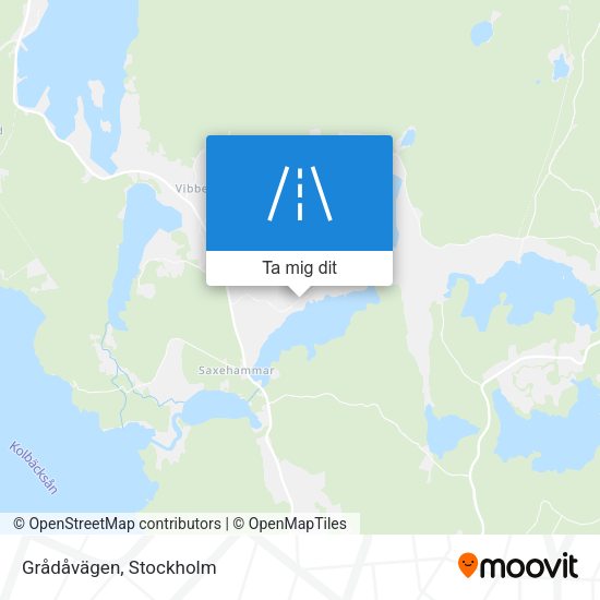 Grådåvägen karta