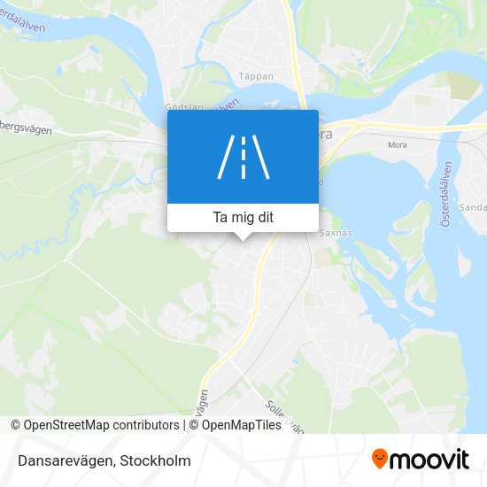 Dansarevägen karta