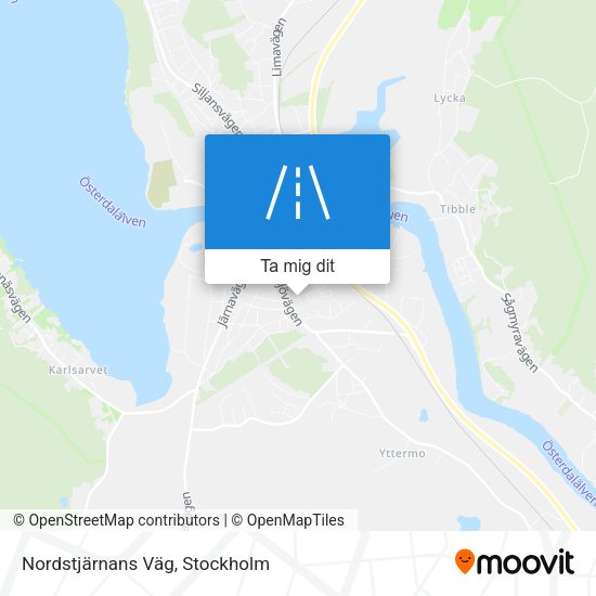 Nordstjärnans Väg karta