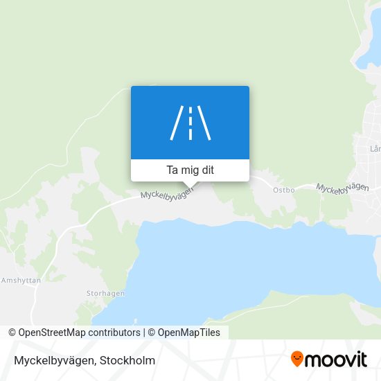 Myckelbyvägen karta