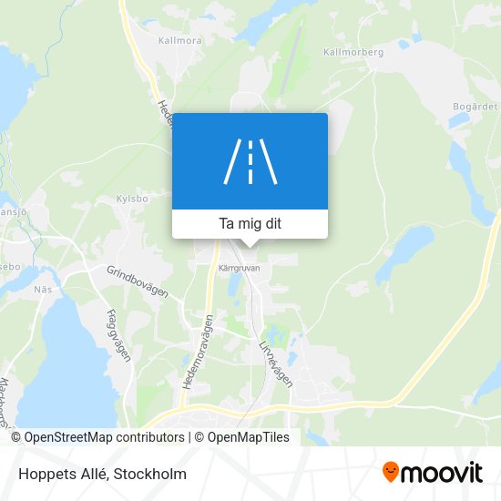 Hoppets Allé karta