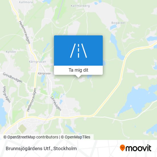 Brunnsjögårdens Utf. karta