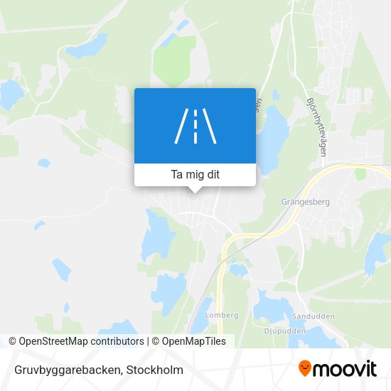 Gruvbyggarebacken karta