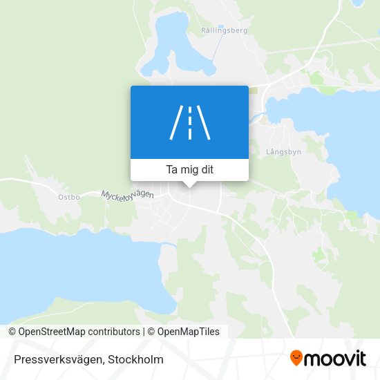 Pressverksvägen karta