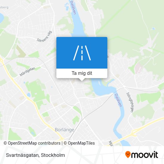 Svartnäsgatan karta