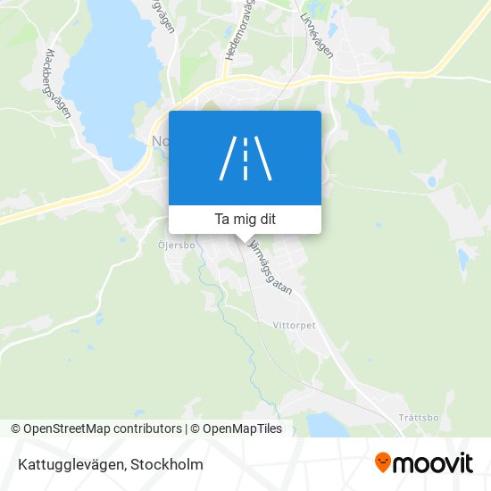 Kattugglevägen karta