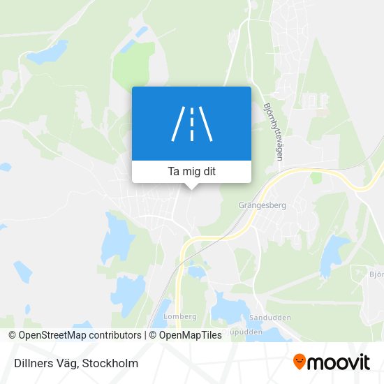 Dillners Väg karta