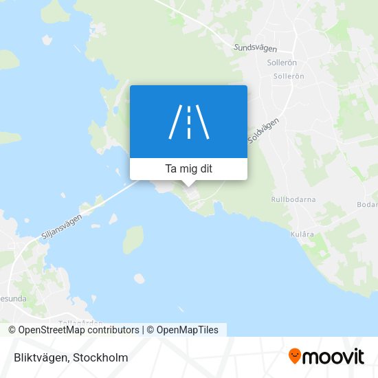 Bliktvägen karta