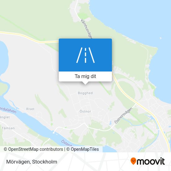 Mörvägen karta
