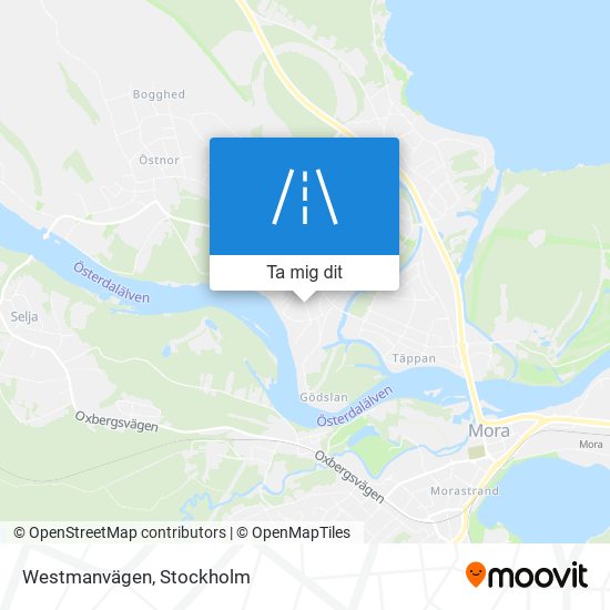 Westmanvägen karta